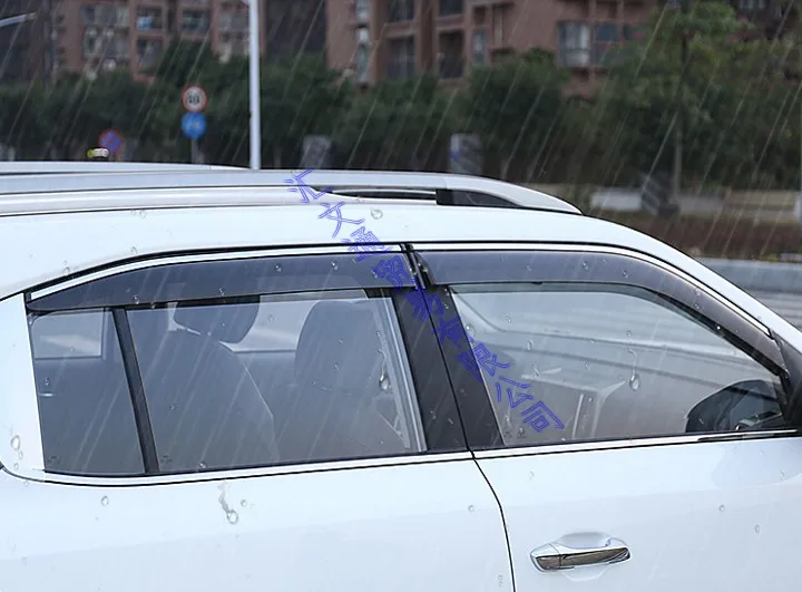 Для Subaru Forester SK 2018 2019 украшения аксессуаров Пластик внешний козырек Vent Оттенки