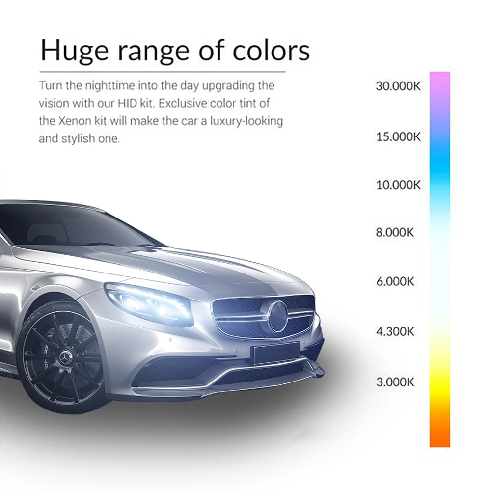 Ксеноновая лампа H7 35 Вт DC 55 комплект тонкого балласта HID ксеноновая для фар 12 В H1 H3
