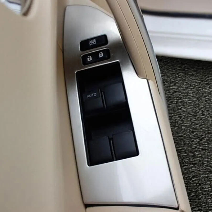 Подходит для Toyota Corolla 2014 4 шт. ручка из нержавеющей стали интерьера двери