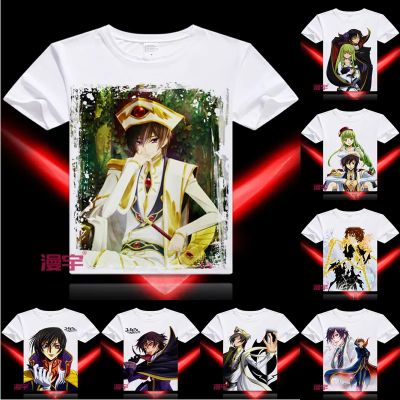 Coolprint Футболка с изображением в Стиле Аниме Code Geass Lelouch of the Rebellion футболки мульти
