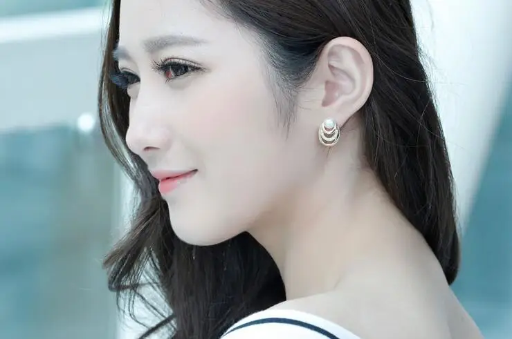 Новые Модные Простые изящные ювелирные изделия темперамент Элегантные Имитация