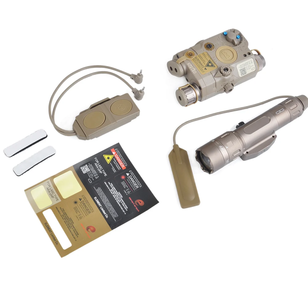 Новые 3 шт/комплект Element Airsoft LA 5C/PEQ 15 UHP зеленый лазер ИК светильник Тактический WMX200