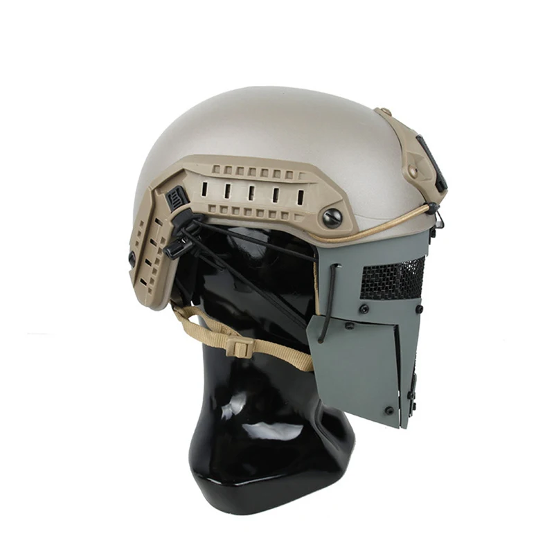 New Airsoft Tactical Military Army FAST Module MESH Mask Half Face Fit Helmet | Спорт и развлечения