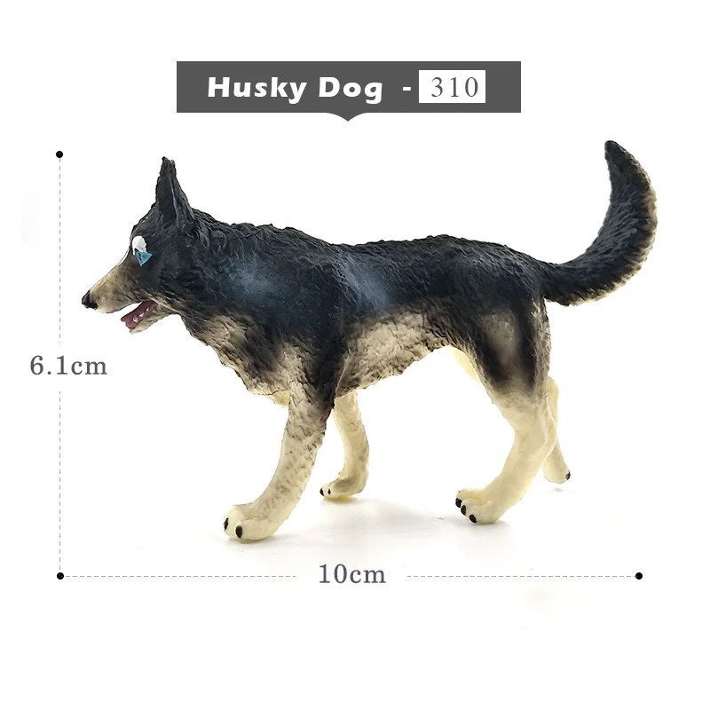 Husky Dog Далматинский бультерьер Лабрадор фигурка собаки животное модель бонсай для домашнего декора миниатюрное украшение для сада в виде Феи современные аксессуары - Цвет: Husky Dog