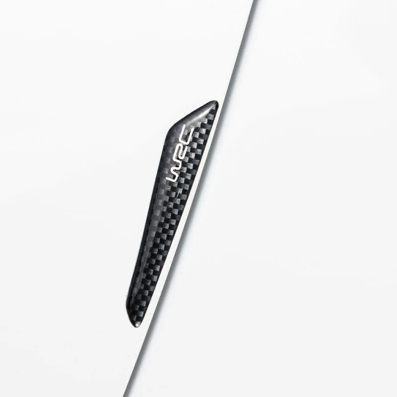 Автомобильный Стайлинг WRC углеродное волокно защита от столкновений для Fiat Panda