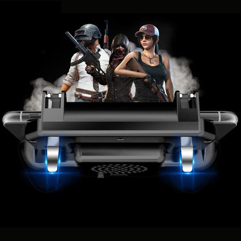 SR2 5 поколения мобильную игру Pubg контроллер шутер триггер охлаждающий вентилятор мобильного Мощность игровой джойстик 3 в 1 2000/4000 мАч