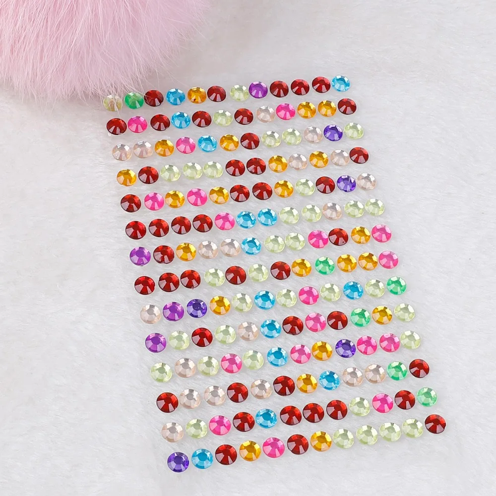 Самоклеящиеся акриловые стразы для телефона поликарбоната 6 мм около 505 шт.