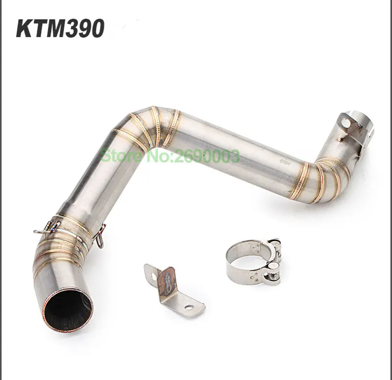 Выхлопная Соединительная труба для мотоцикла KTM390 KTM Duke 125 200 390 средняя выхлопная