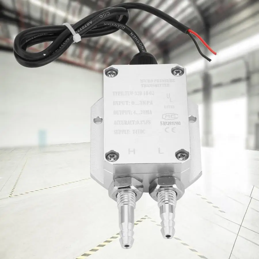 

Transducer Pressostat Compresseur 4-20mA Pressure Difference Transmitter Micro Pressure Differential Sensor Air Transducer