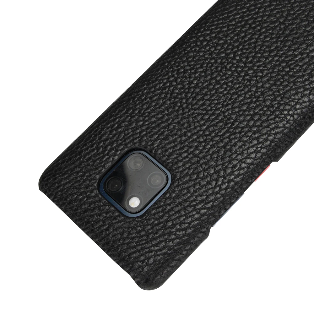 Hunreone личи полоса Высокое качество Роскошный чехол из натуральной кожи для huawei mate 20 20 Pro mate 20X mate 20 Lite mate RS