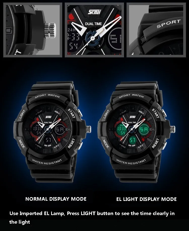 New S Shock Watch Skmei Electronic Led Digital Watches Men Army Military Wristwatches Male Boys Waterproof Sports Watches