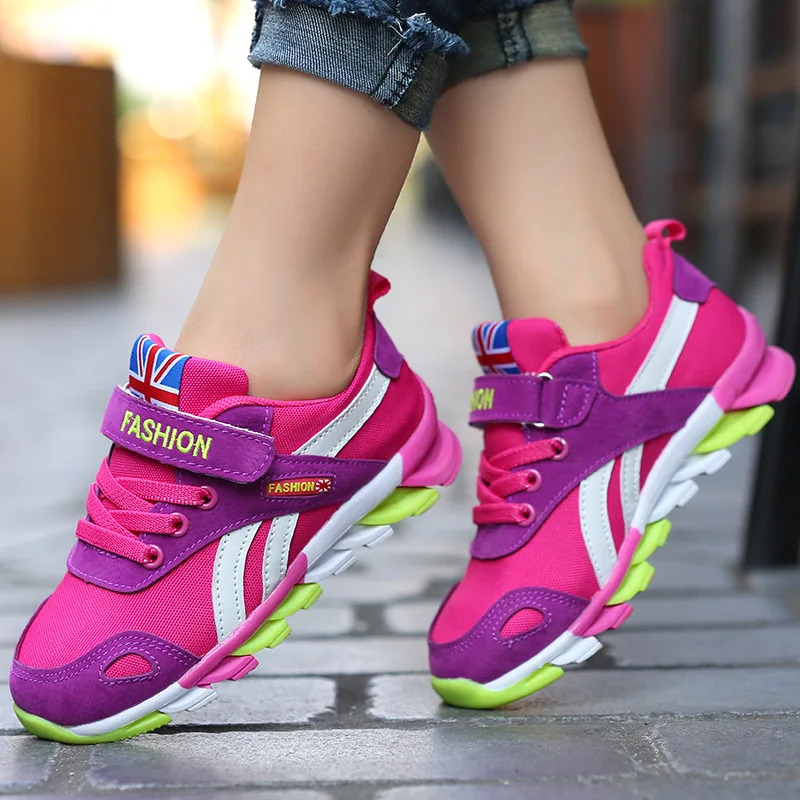 Кроссовки Детские сетчатые нескользящие для мальчиков и девочек Спортивная