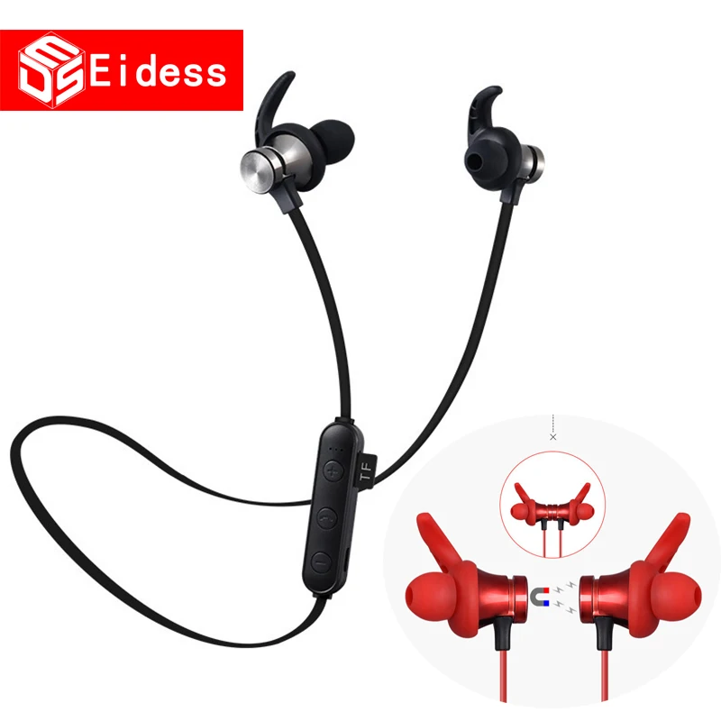 Беспроводные наушники XT22 Bluetooth гарнитура стерео спортивные магнитные