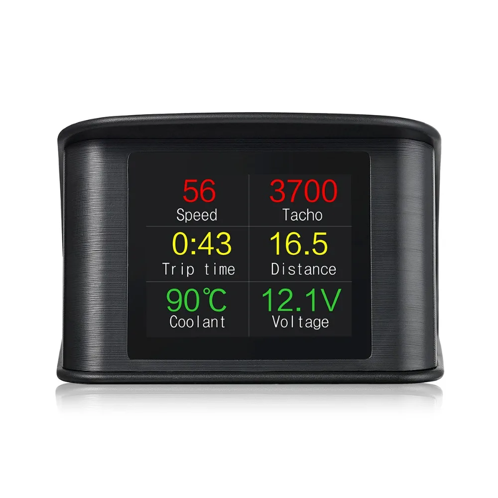 2 дюймов OBDII HUD Автомобиль BOD2 Head Up дисплей проектор на лобовое стекло gps скорость