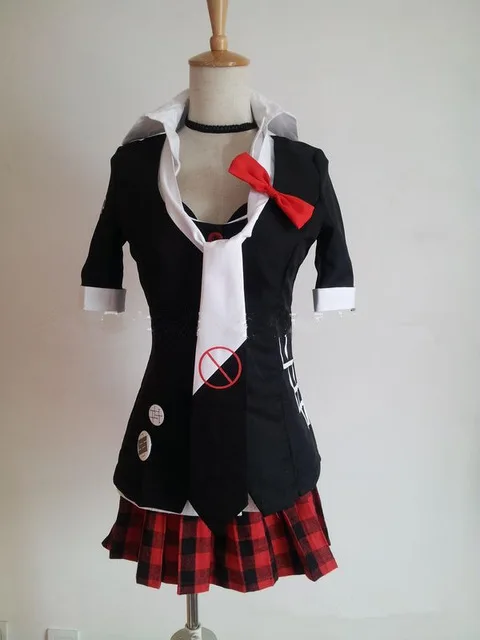 Danganronpa Косплей Dangan Ronpa Дзюнко Эносима Emboitement Inushio Kimuchi символ знак триггер счастливый хаос Косплей Костюм - Цвет: Type A