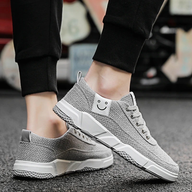 TRAANO 2019 New Spring Men's Shoes Classic Sneakers Men Casual Fly weather Low To Help Fashion CC-110 | Обувь