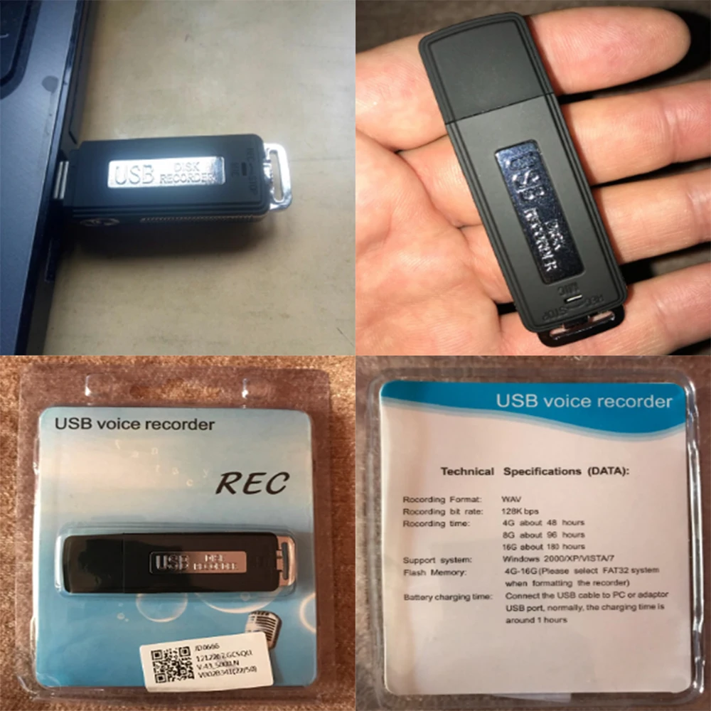 EDAL Mini 8 ГБ USB записывающая ручка флеш-накопитель диск цифровой Аудио Диктофон 70 часов портативный мини Записывающий Диктофон