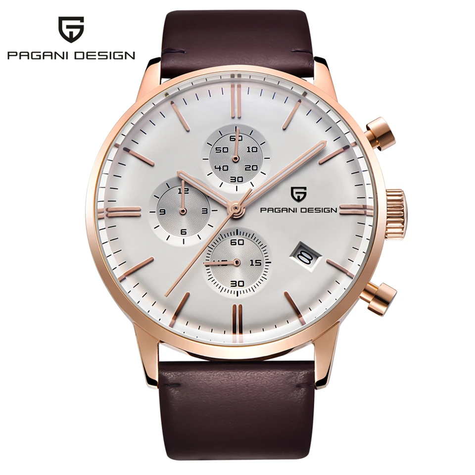 Relogio Masculino PAGANI DESIGN Brand Luxury Watch Men Fashion Waterproof Chronograph Sport Quartz Wristwatch Clock Montre Homme