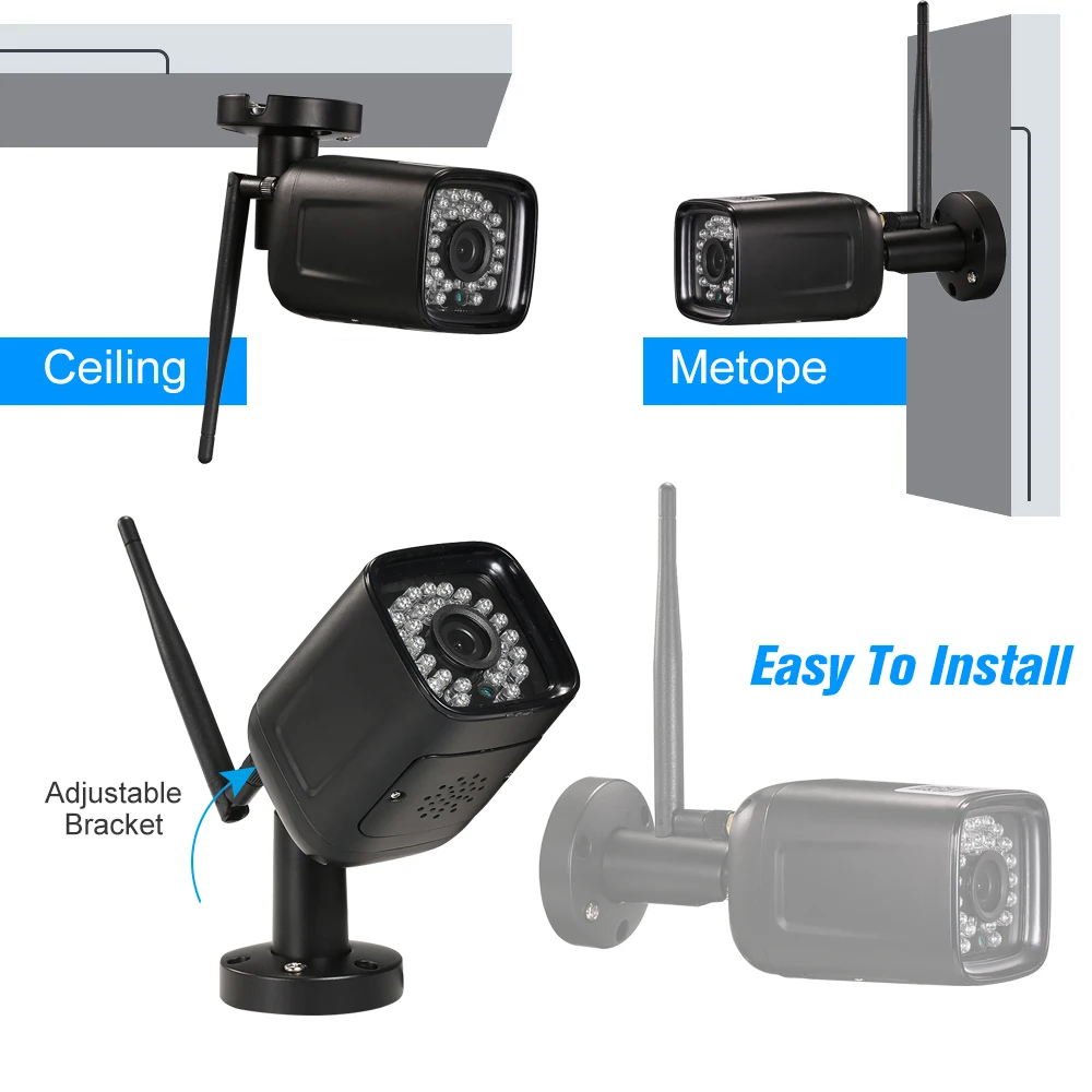1080P Bullet WIFI камера с защитой от атмосферных воздействий Беспроводная ip-камера 2.0MP