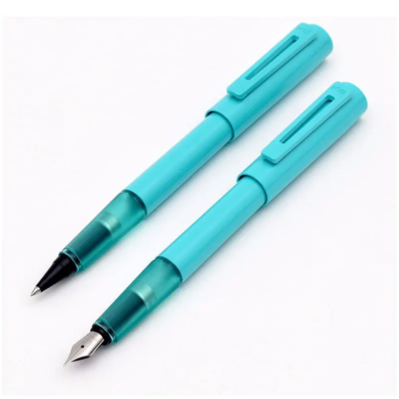 Kaco Sky EF Fountain Pen + Fine Point 0.5mm Rollerball Pen with Ink Gift Stationery Set Luxury Business Office Writing Pens