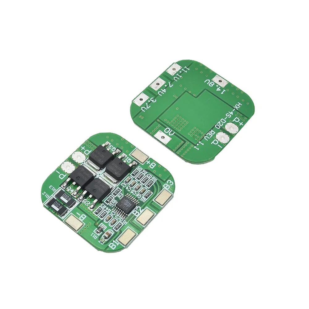 Защитная плата BMS PCM для литий-ионных батарей пиковая мощность 20А 14 8 в/16 в bms