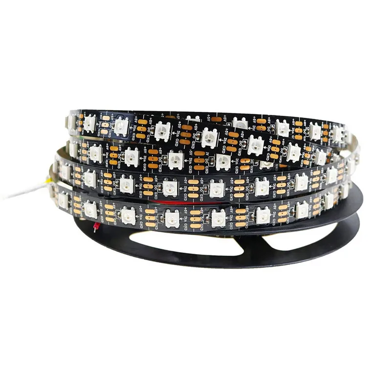 1/4/5 м WS2812B полный Цвет симфония 30 60 144 светодиодный пиксель/метр SMD 5050 Встроенная
