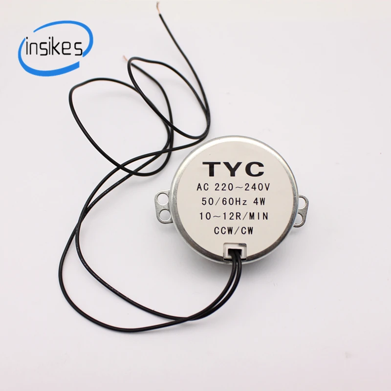 50TYC AC 220 V 240 4W 0.25A WS TYC50 CW/CCW 0 9 1 RPM 4 7 2 5 3 5RPM и много других оборотов 50/ 60 Гц|Запасные