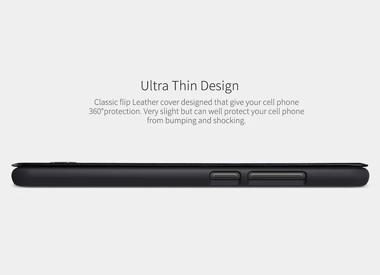 64 Гб глобальная версия Xiaomi redmi note 5 pro чехол Nillkin QIN кожаный чехол защитный флип-чехол с функцией Smart Cover