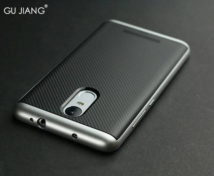 Брендовый Текстурированный чехол GU JIANG для Xiaomi Redmi Note 3 комбинированный