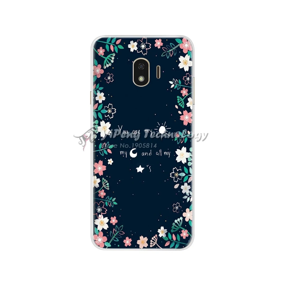 Мягкий силиконовый чехол для Samsung Galaxy j4 2018 Plus телефона тонкий мягкий симпатичный