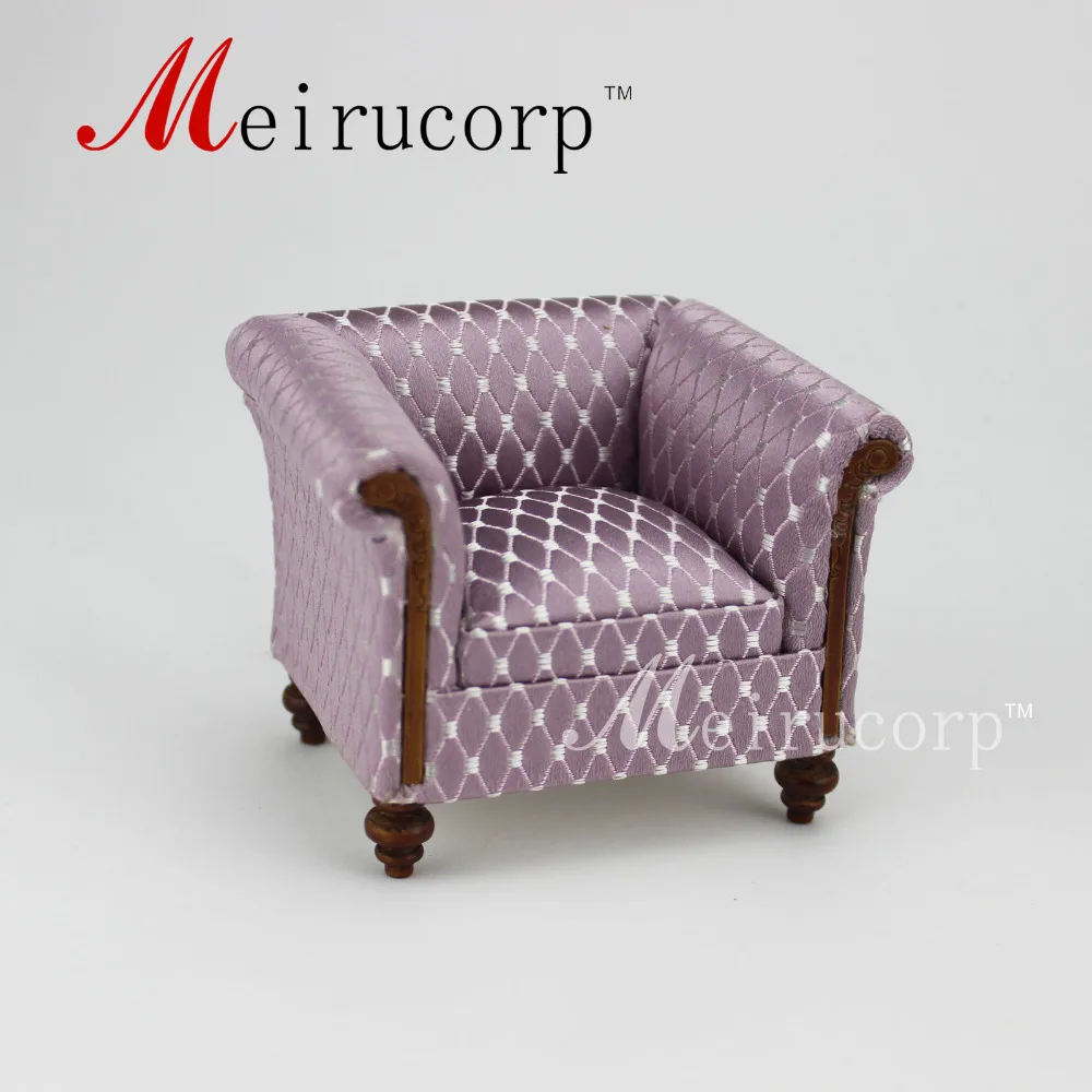 

Fine 1/12 scale dollhouse miniature furniture well handmade Fabric Chair