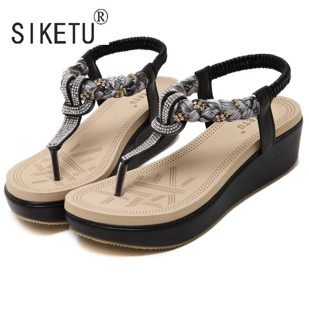 SIKETU/Брендовые женские сапоги Новая коллекция Летние туфли с каблуком высотой 5 см