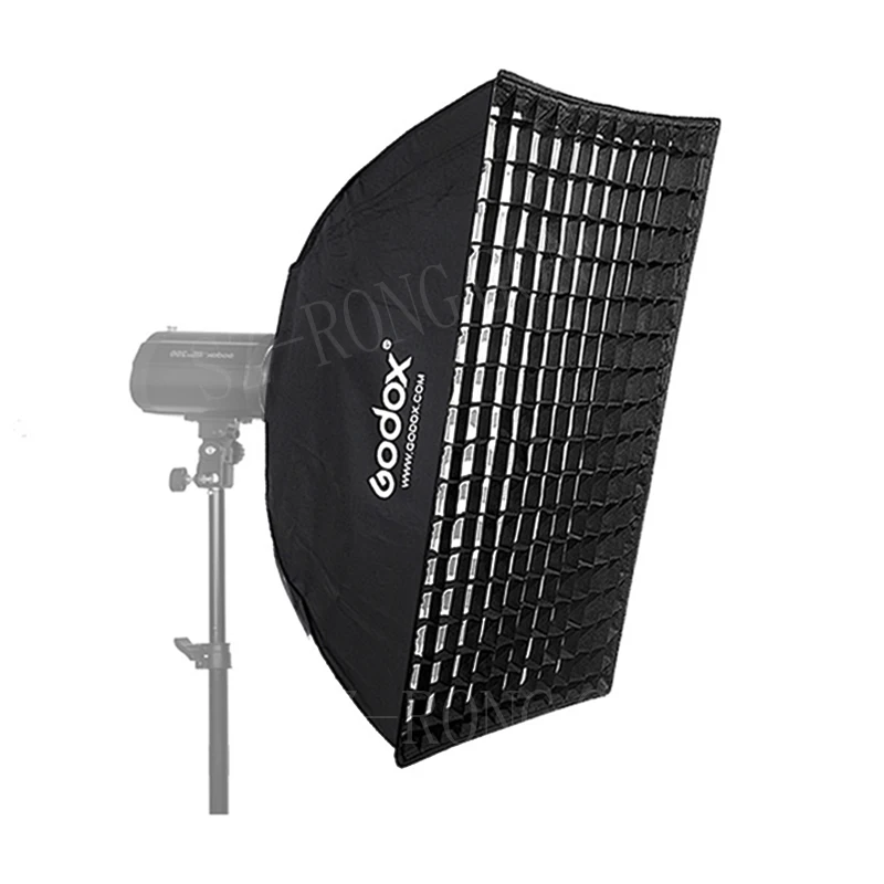 Godox FW60 * 60 60*60 см 23 6 &quotx 6&quot полоса улей сотовая сетка софтбокс с креплением