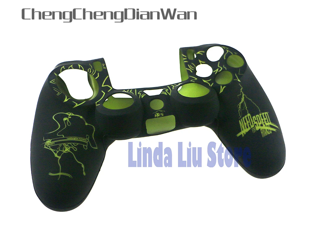 

ChengChengDianWan New arrival Silicone Case Skin Grip Cover For ps4 wireless controller 10pcs/lot