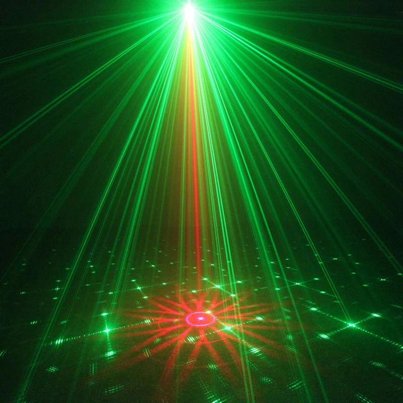 Мини диско вечевечерние лазерные огни и музыка Lumiere dj оборудование красный