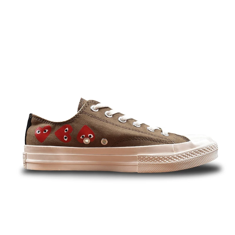 Converse CDG X 1970 s HiOX 18SS бадминтон обувь Спортивная Серый Аутентичные для Для мужчин и