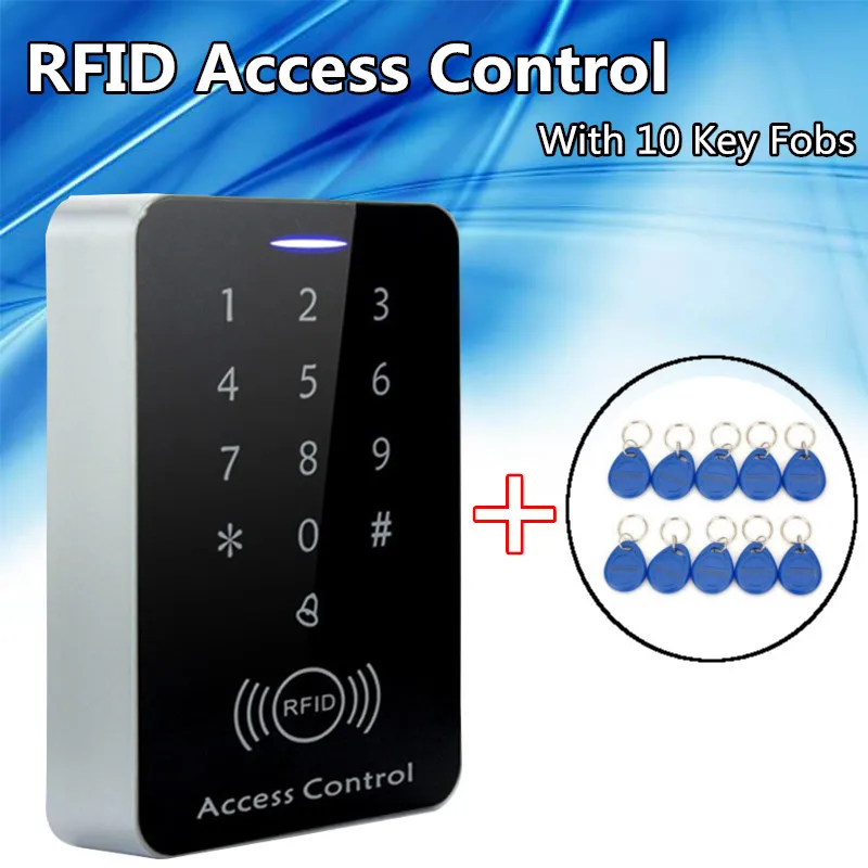 NEW RFID Access Control System Intercom Device Machine Electronic Door Lock Smart Garage Gate Opener Electric Digital