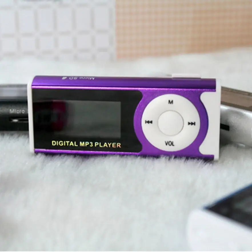 Портативный mp3 плеер HIPERDEAL спортивный мини с клипсой Walkman Lettore MP3 со слотом для TF