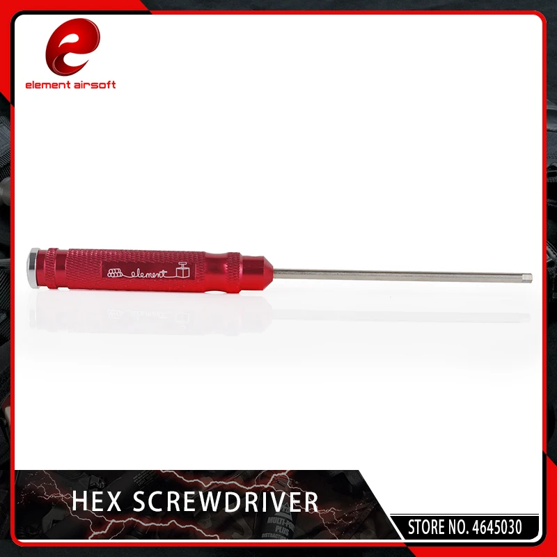 

Element Airsoft 3mm Hexagon Magnetic Tip Nonslip Grip Hex Screwdriver Professional RC Repair Tool Hunting Accessory