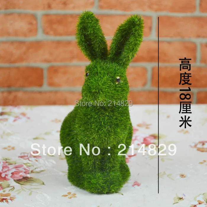 Moss искусственный дерн украшения-кролик Rabit 18 см-домашний сад | Безопасность и