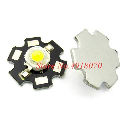 10 шт. 3 Вт белый светодиодный теплоотвод алюминиевая Базовая пластина печатная