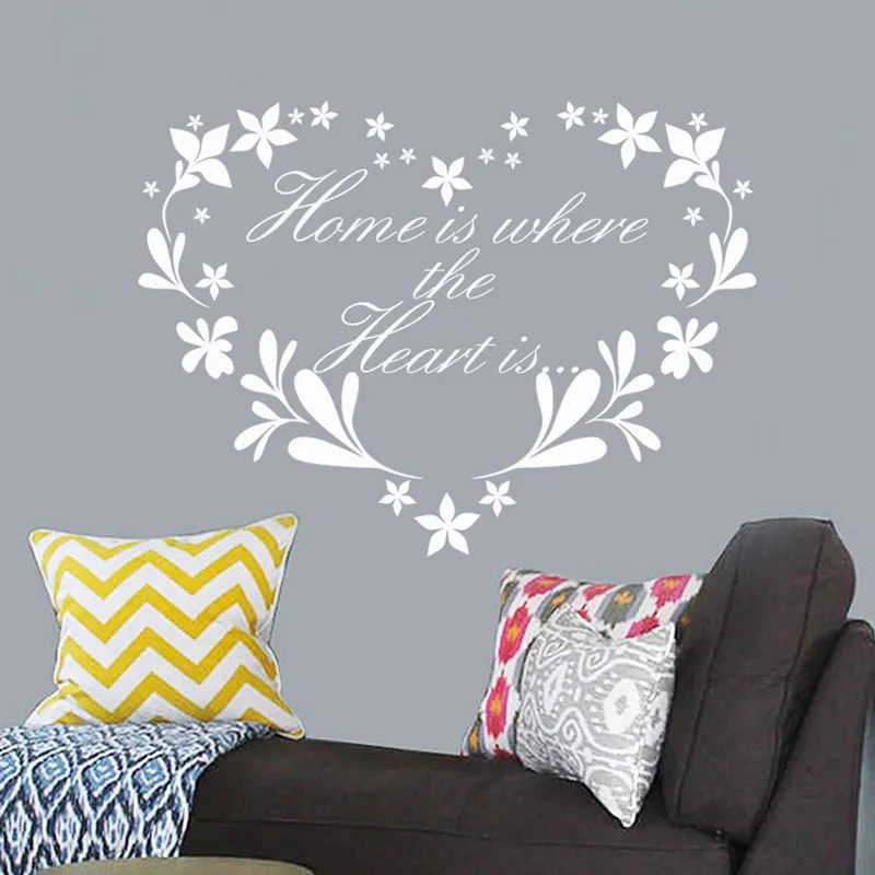 Виниловые наклейки с сердечками водонепроницаемые съемные для спальни гостиной