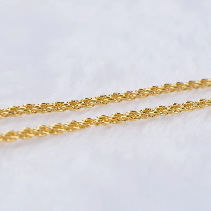 Цепочка унисекс Змея цвета чистого золота 2 мм | Украшения и аксессуары