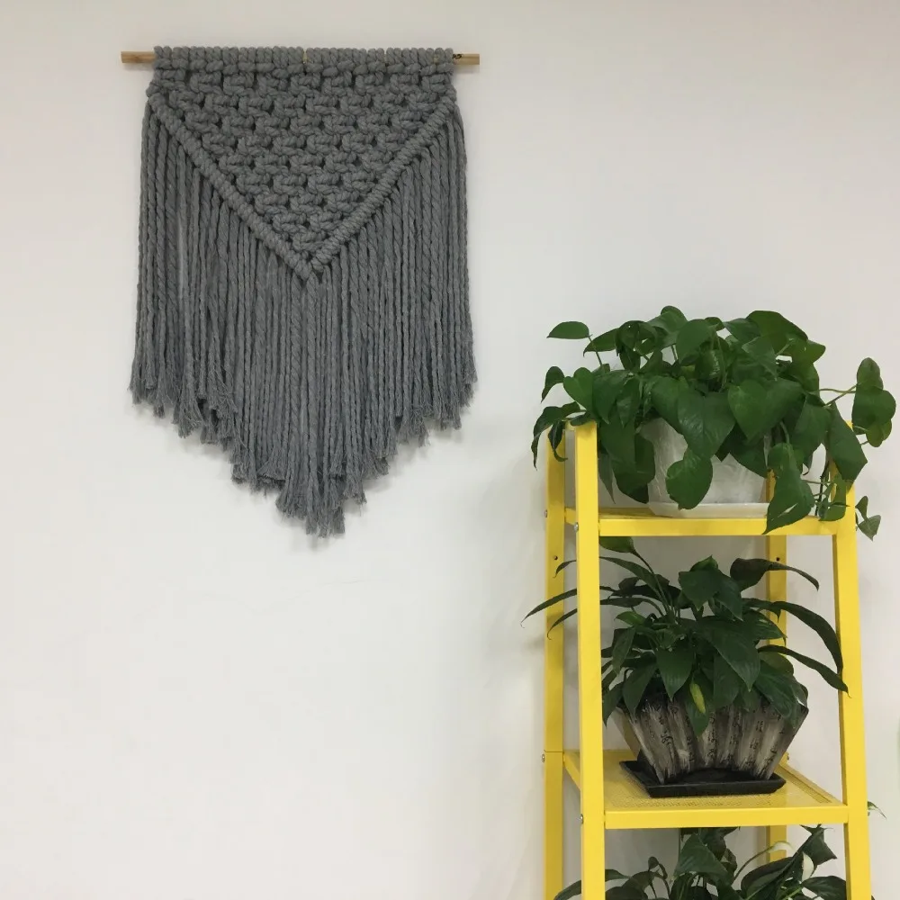 Плетеная хлопковая веревка ручной работы с кисточками|Ловцы снов и подвесные