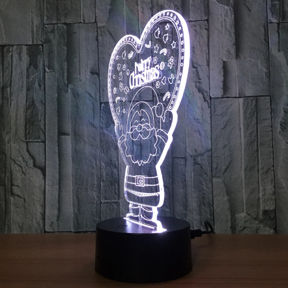 Lamparas De Mesa 3d настольные лампы для гостиной 7 цветов меняющая настольная лампа Deco