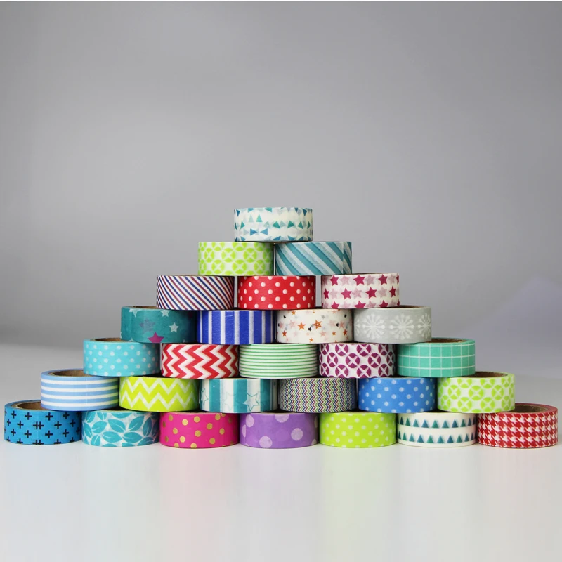 

10 Rolls Random Pattern Delivery Washi Tape Set Decoration Paper Masking Tapes Adhesive Tape DIY Scrapbook Sticker,15mm*5m