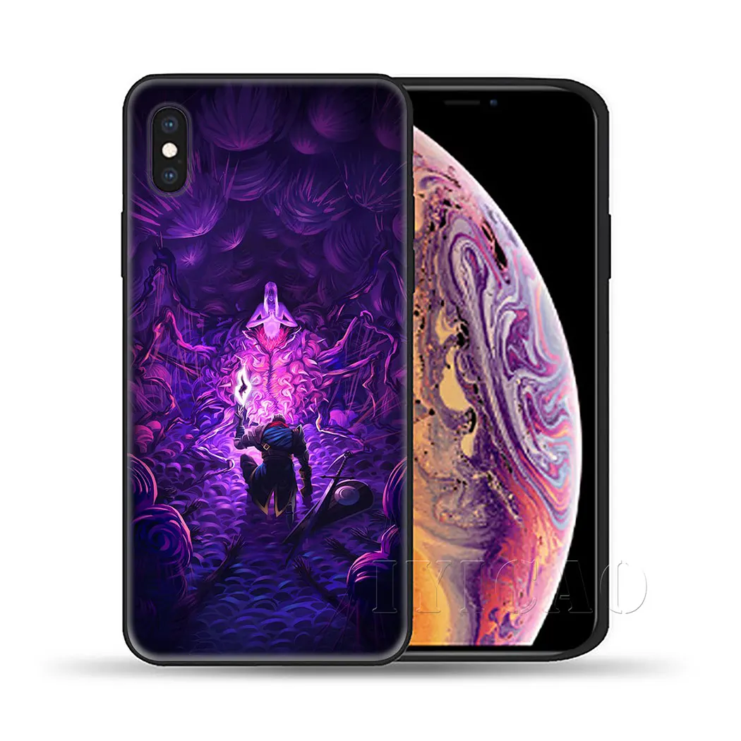 IYICAO темная душа роскошный мягкий чехол для телефона iPhone XR X XS Max 6 S 7 8 Plus 5 5S SE |