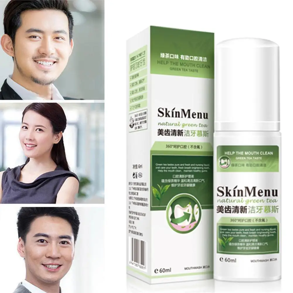 60 мл мусс для чистки зубов зубная паста отбеливание Освежающий уход за полостью