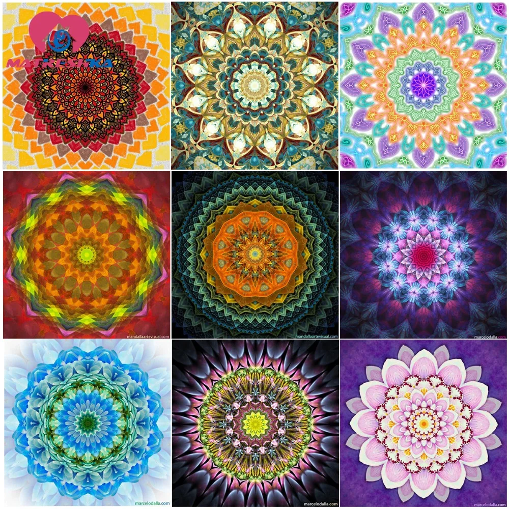 Алмазная вышивка с мандалой 5d алмазная картина сделай сам полноразмерная стразы