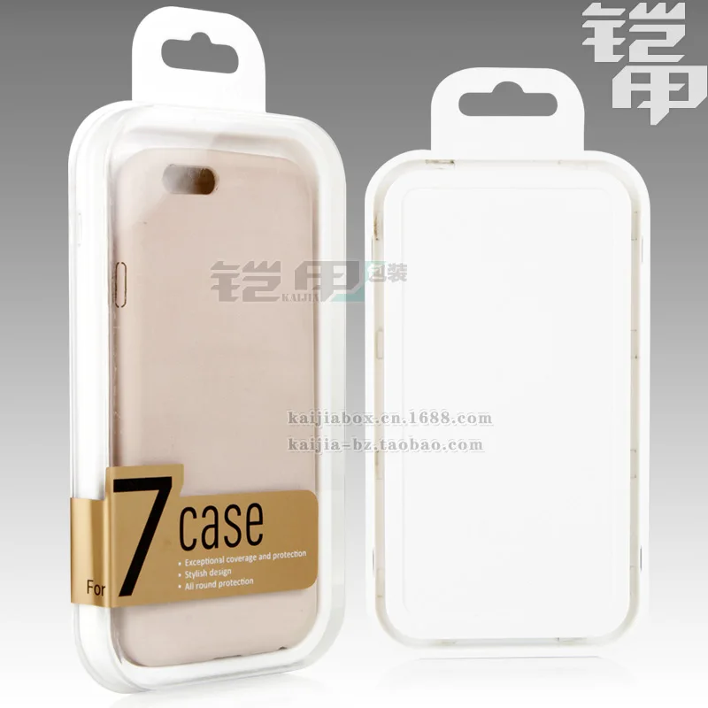 KJ-651 300 шт модный PE пластиковый кристалл коробка розничная торговля для iPhone7/7 плюс